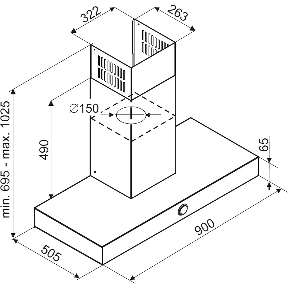 Витяжка De Dietrich DHB4934H - изображение 6